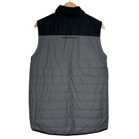 Under Armour Men's Reversible Lightweight Zip Front Contrast Puffer Vest Medium - Picture 4 of 12